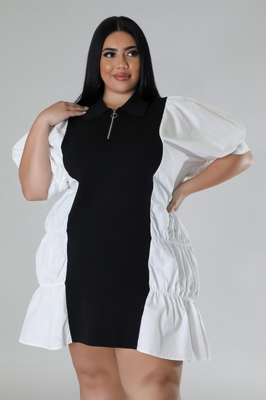 It's Black & White Curvy