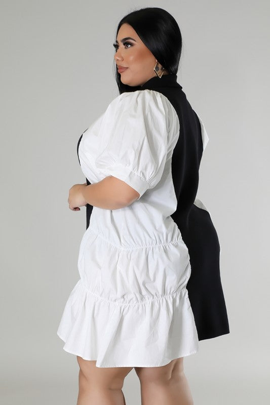 It's Black & White Curvy