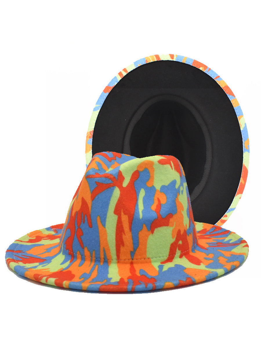 Camo Print Fedora