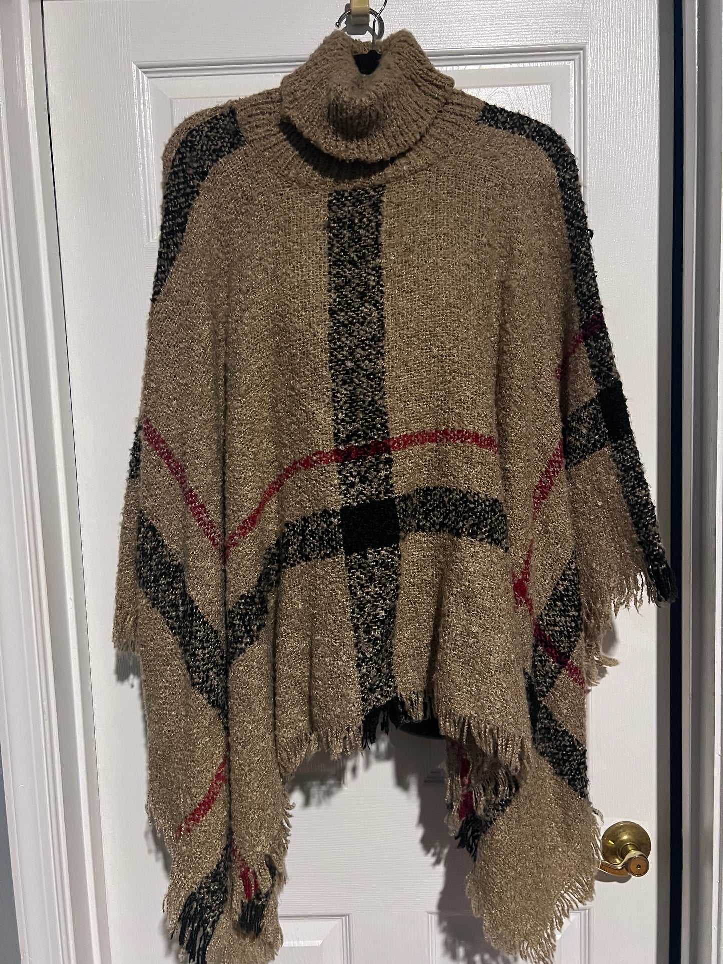 Burberry Inspired Poncho