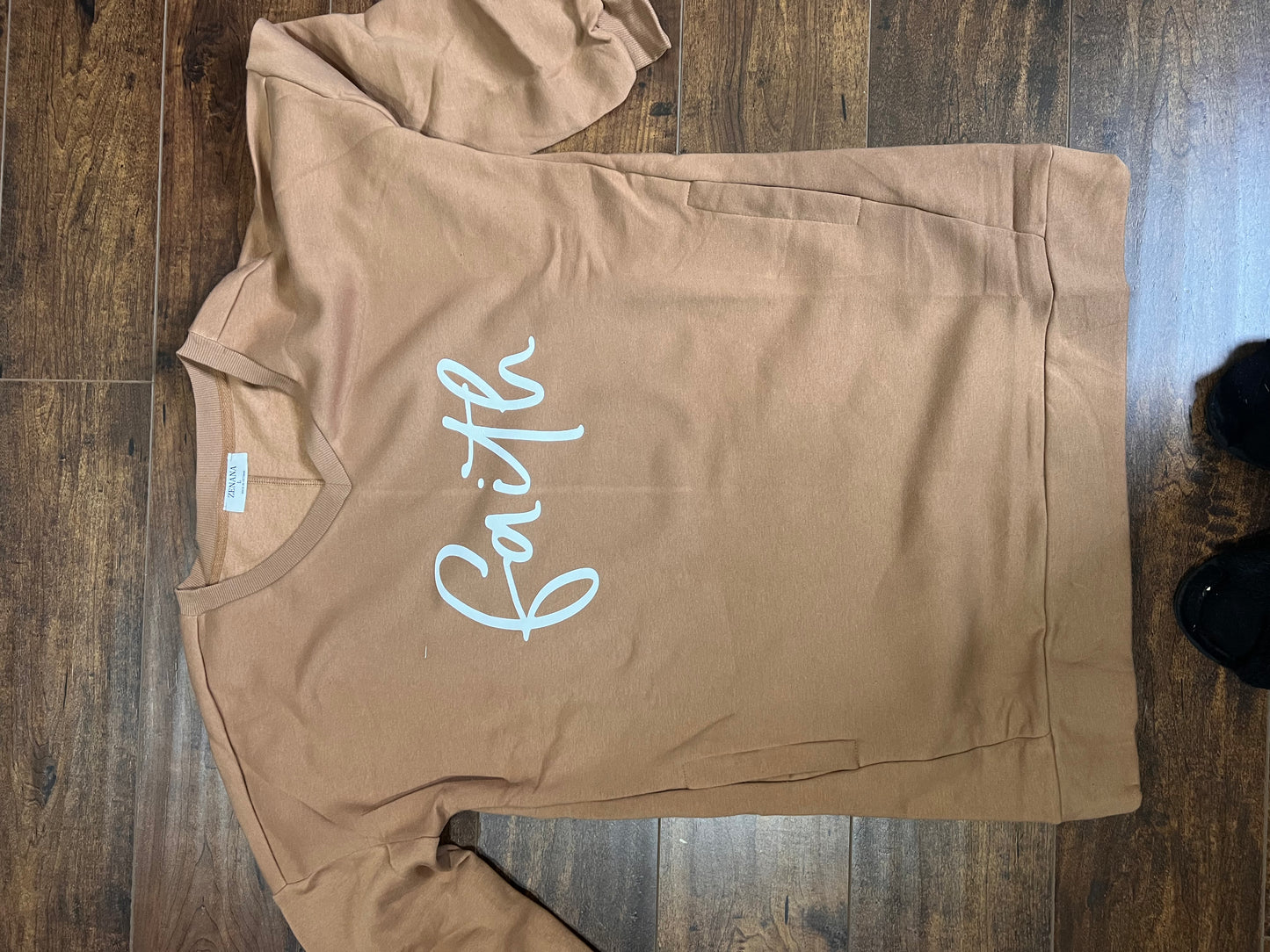 V-Neck Faith Sweatshirt