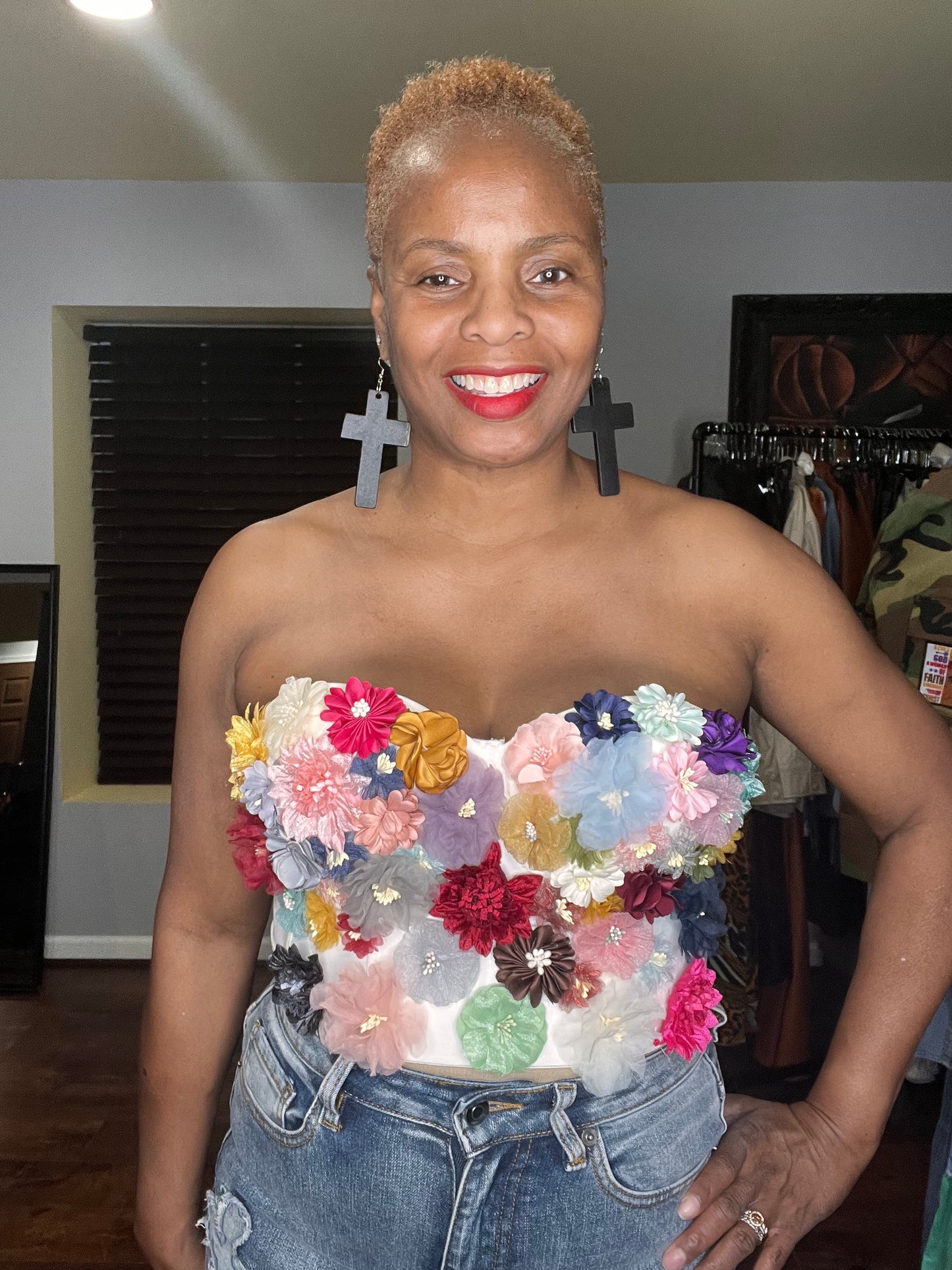Flower Power Bustier