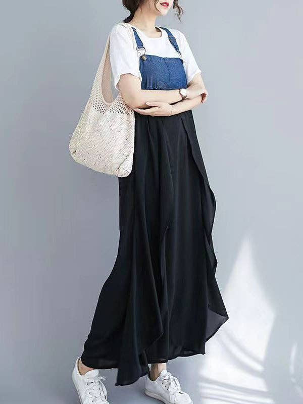 Flirty Overall Dress