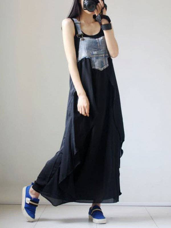 Flirty Overall Dress