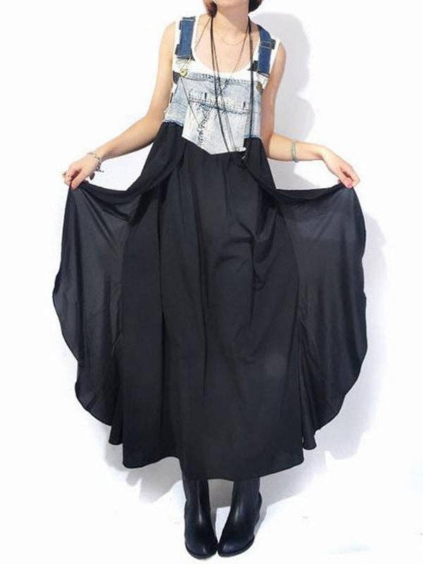 Flirty Overall Dress