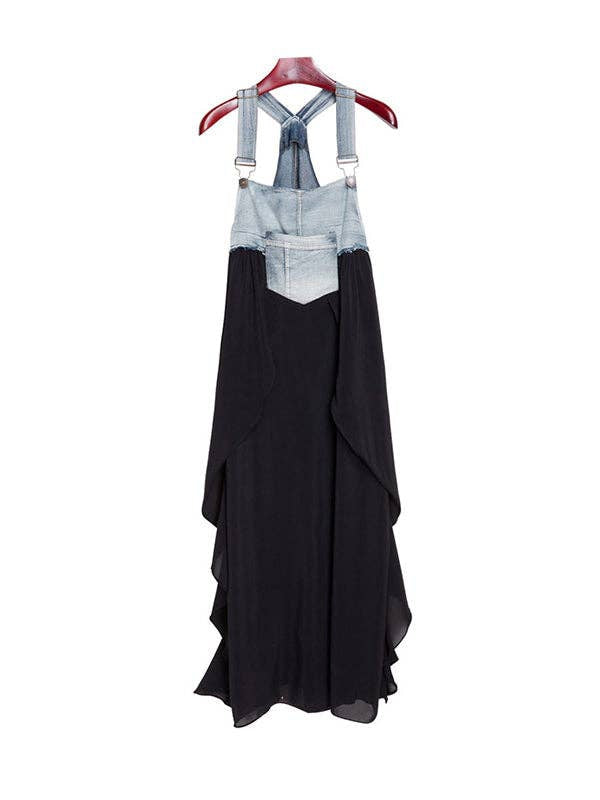Flirty Overall Dress