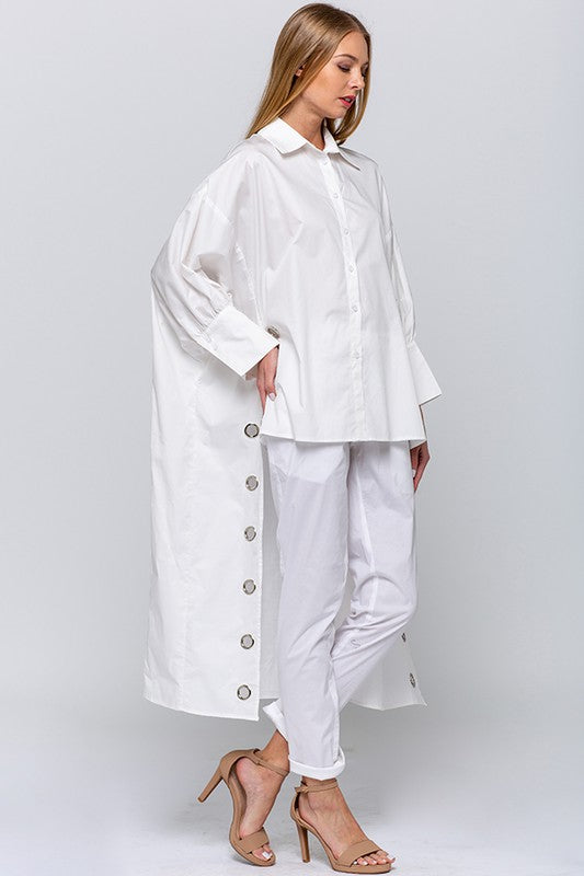 Ring Me Up Oversized Shirt (More Colors)