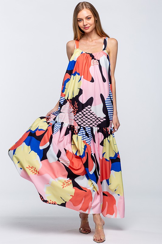 Pick Me Floral Maxi Sundress (More Colors)