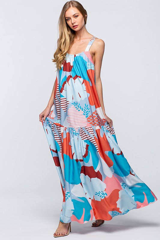 Pick Me Floral Maxi Sundress (More Colors)