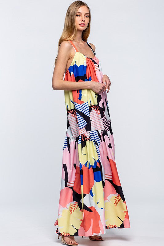 Pick Me Floral Maxi Sundress (More Colors)