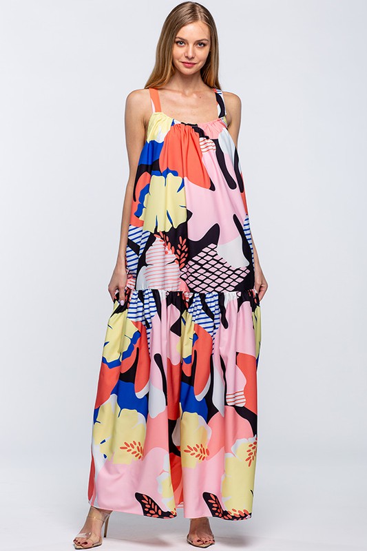 Pick Me Floral Maxi Sundress (More Colors)
