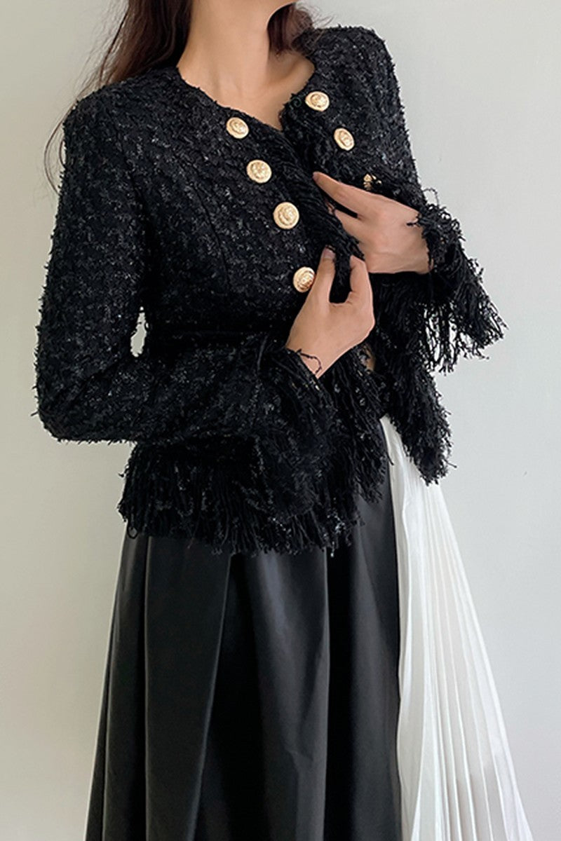 Cashmere Fringed Jacket (more colors)