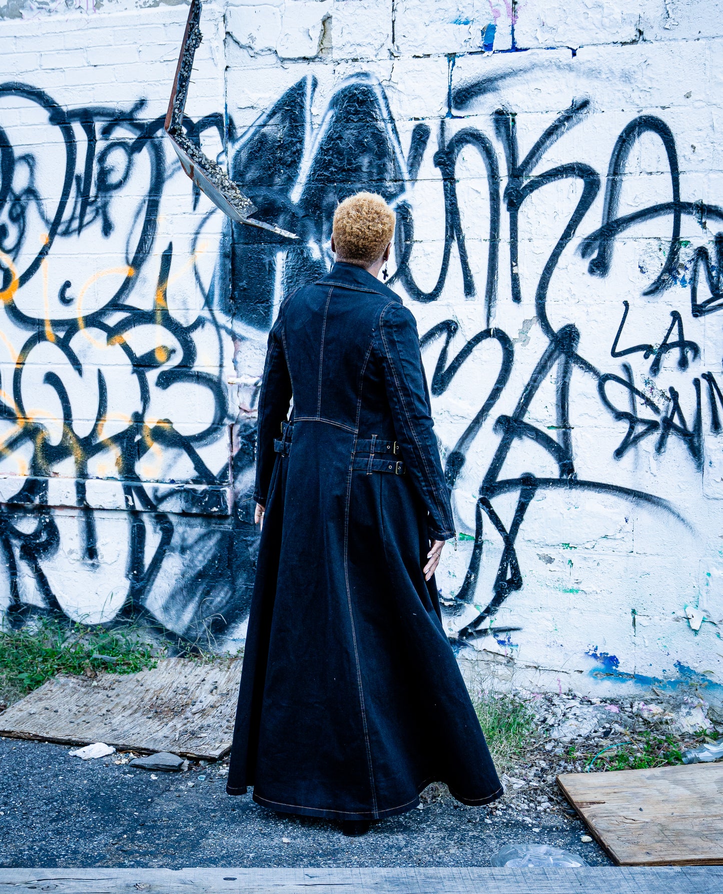 The Natalie Denim Maxi Coat