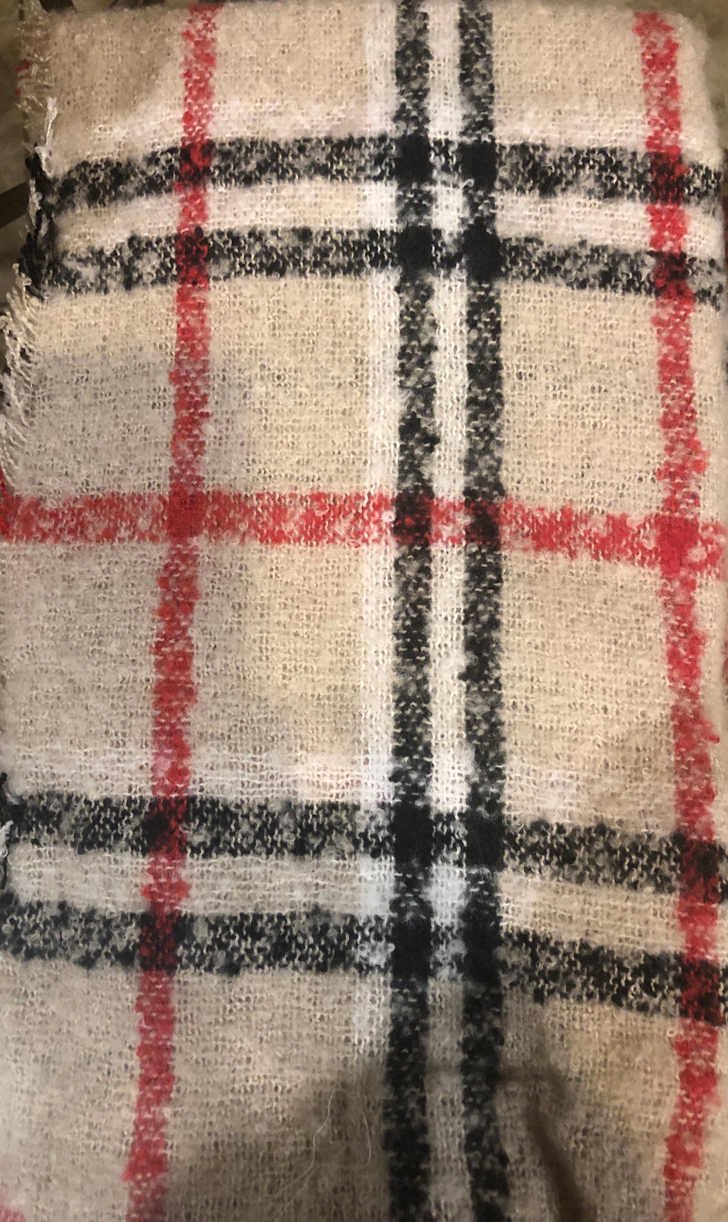 Plaid Infinity Scarf