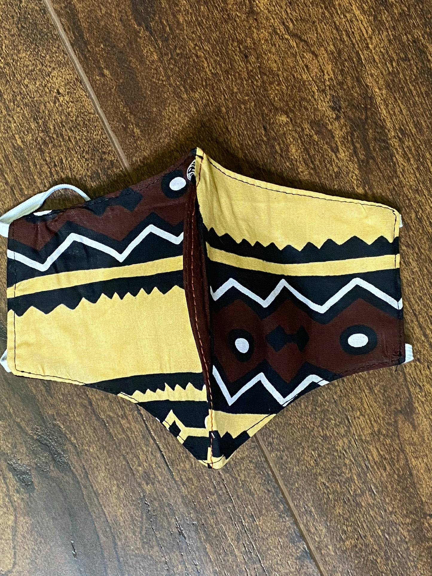 100% Cotton 2-Layered Reversible African Print Face Masks