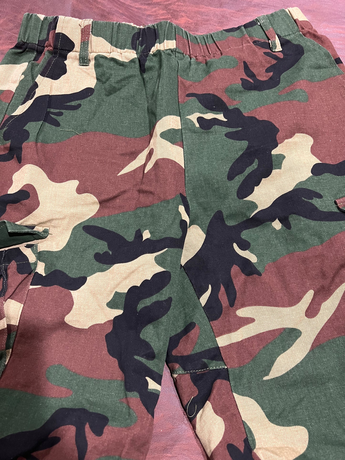 Blessed Girl Camo Shorts