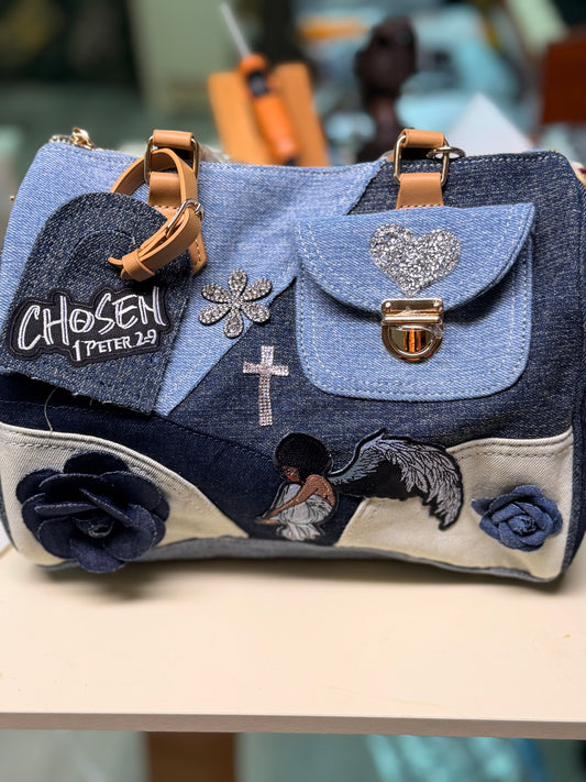 The Denim Speedy Bag