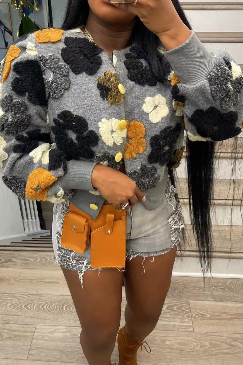 Flower Puff Cardigan (more colors)