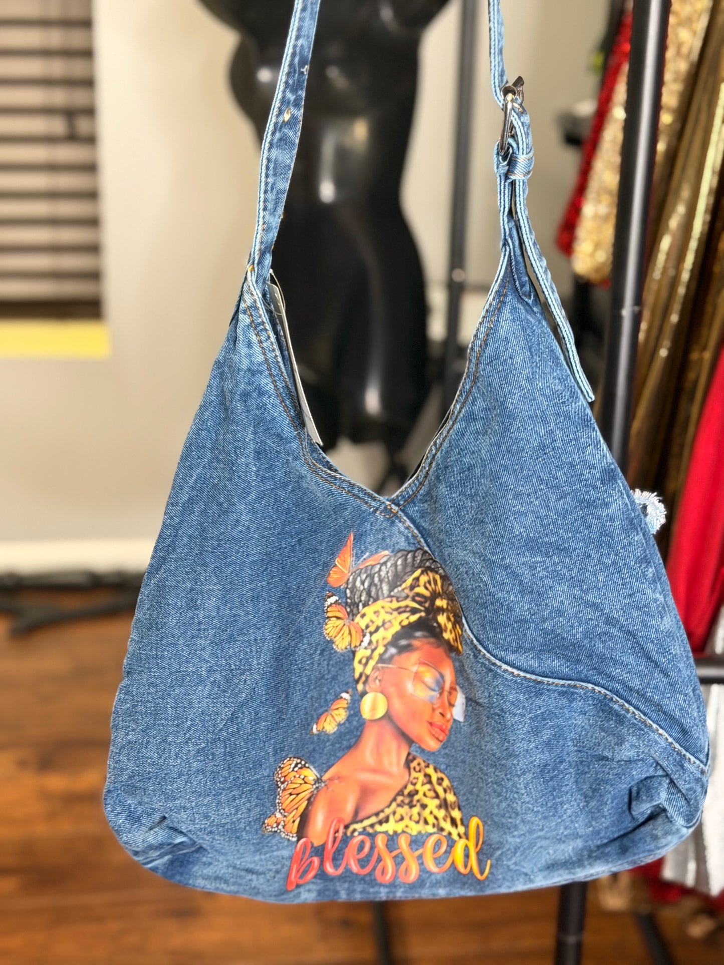 The Denim Hobo Bag