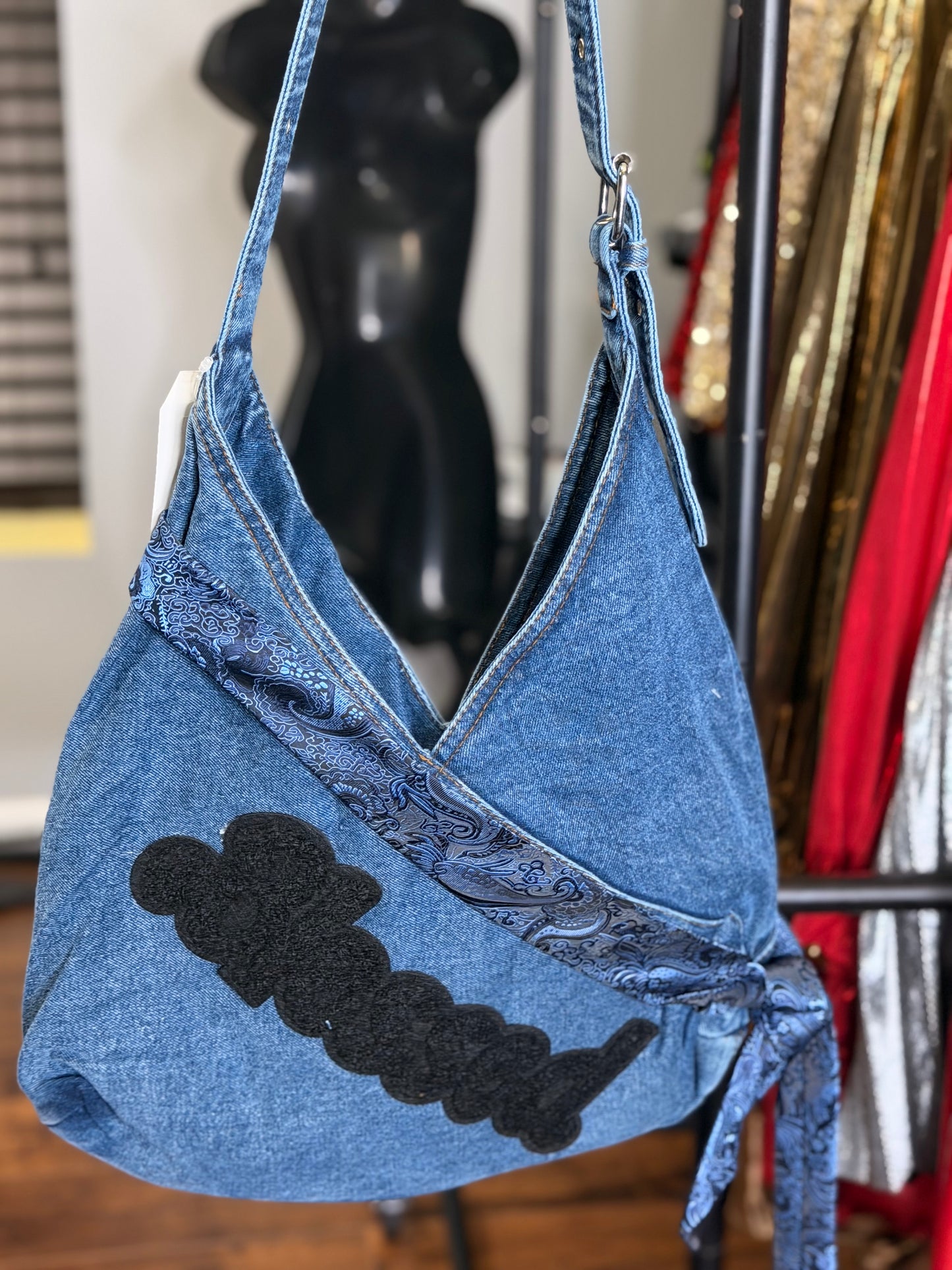The Denim Hobo Bag