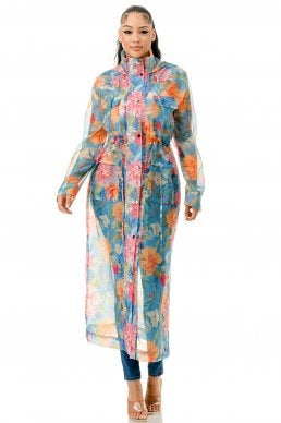 Floral Garden Curvy Duster