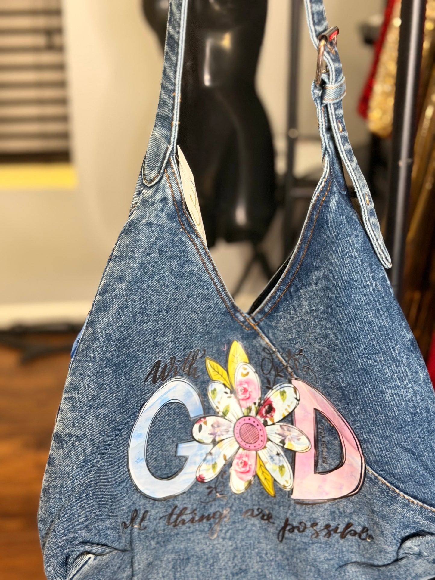 The Denim Hobo Bag