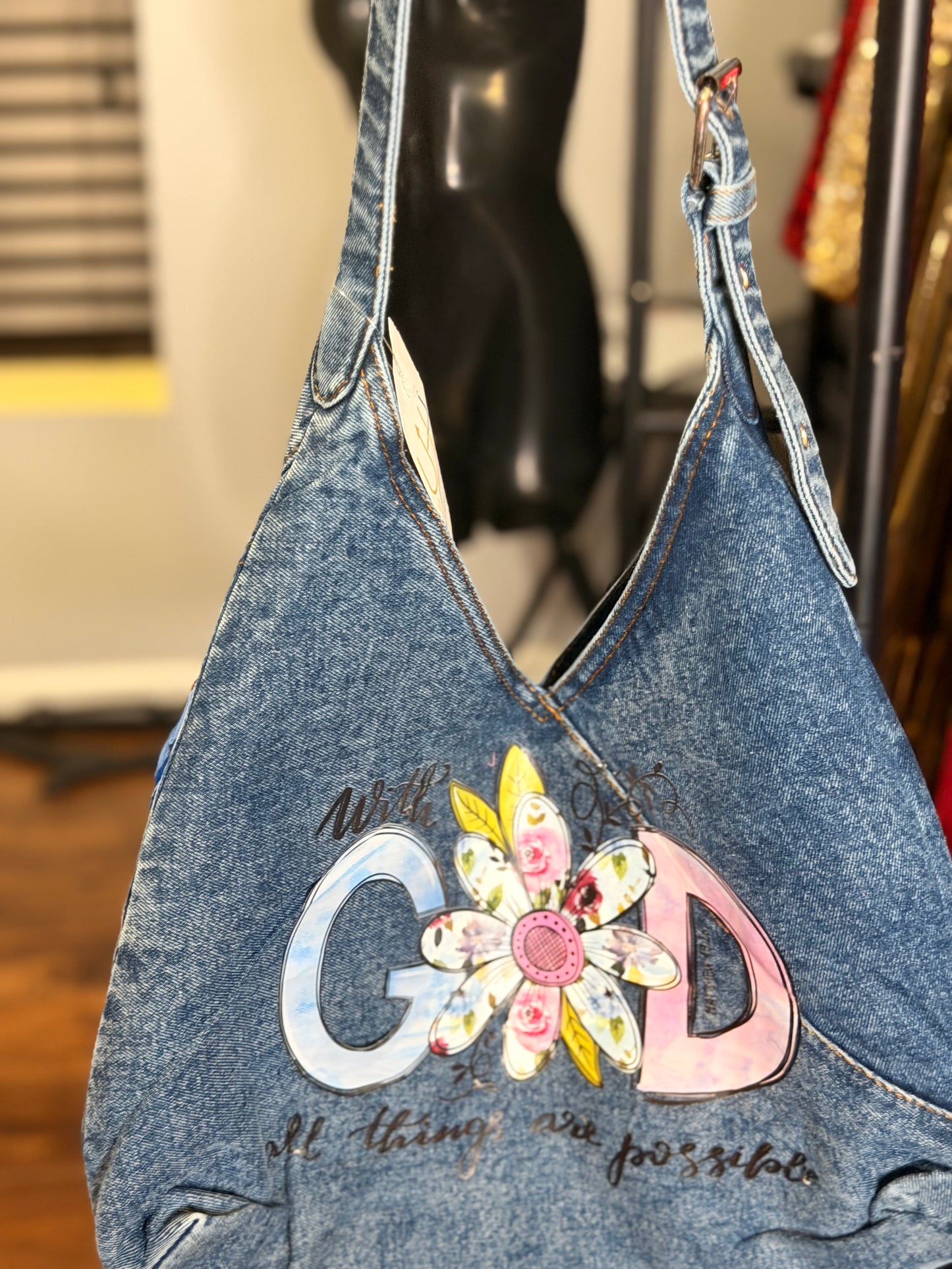 The Denim Hobo Bag