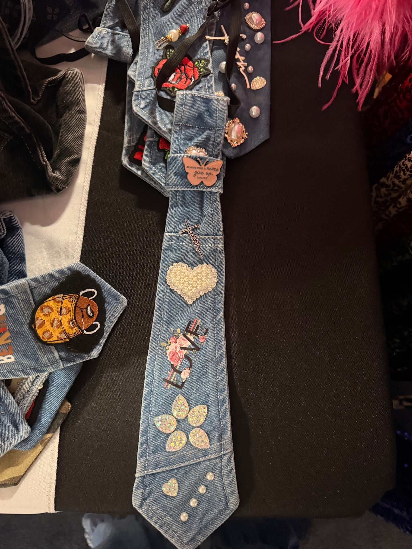 Custom Denim Ties