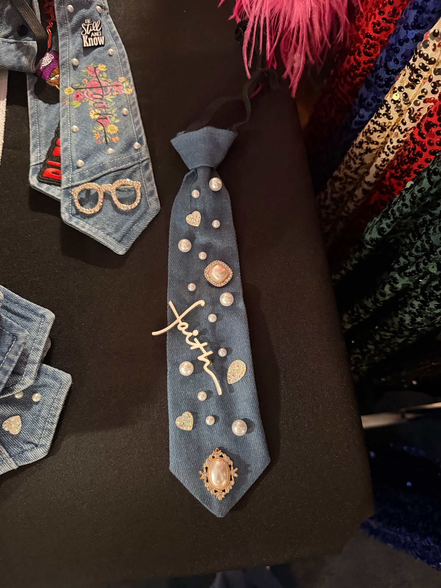 Custom Denim Ties