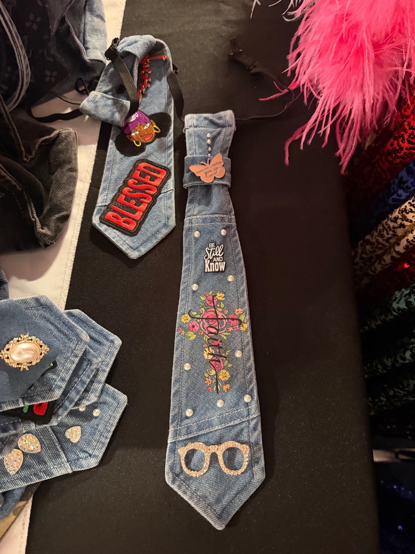 Custom Denim Ties