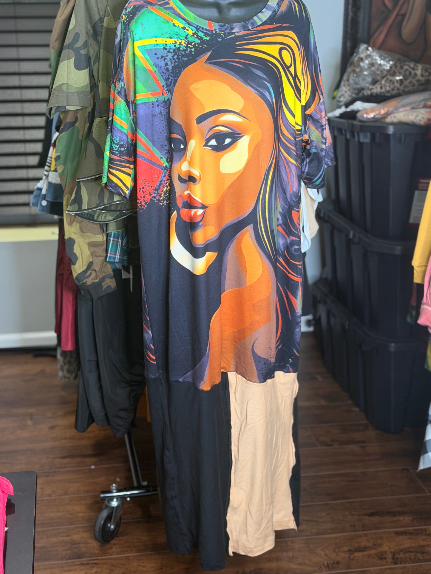 Beautiful Black Woman Maxi (more styles)