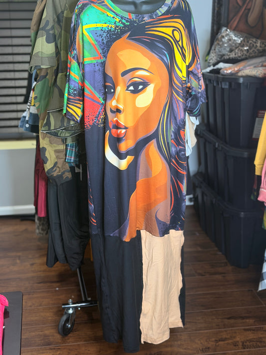 Beautiful Black Woman Maxi (more styles)