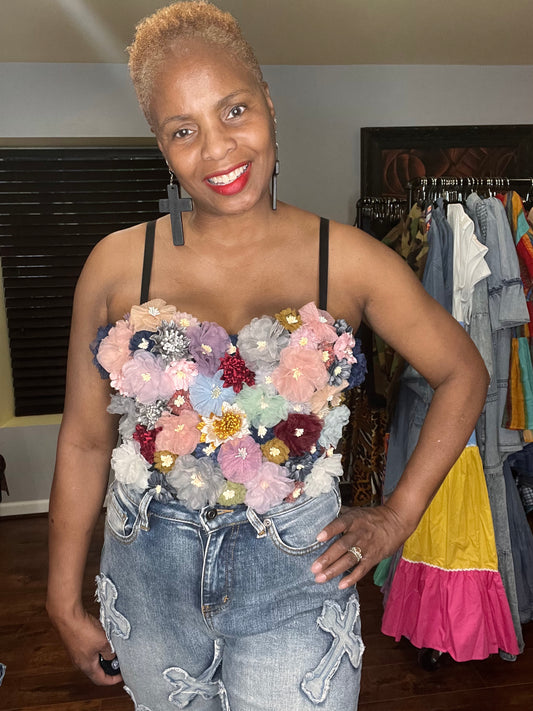 Flower Power Bustier