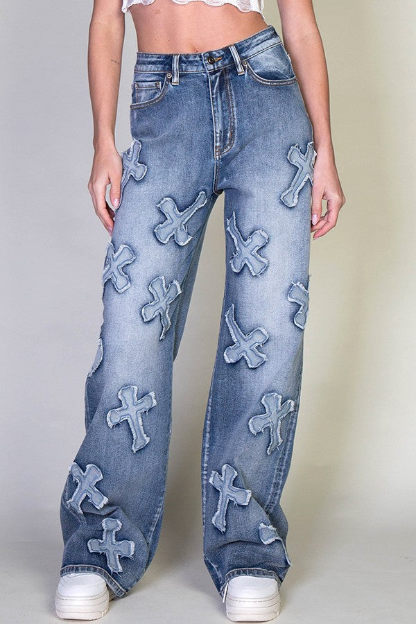 It's The Cross For Me Jeans