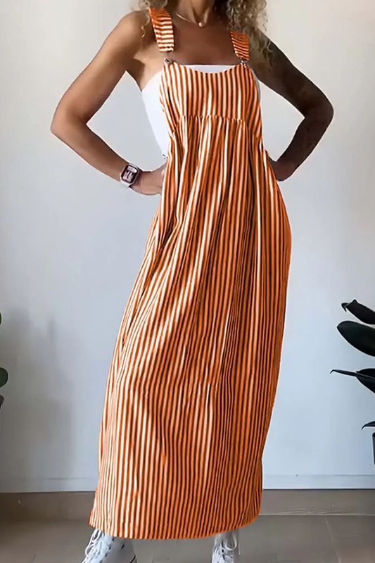 Orange Stripe Jumper