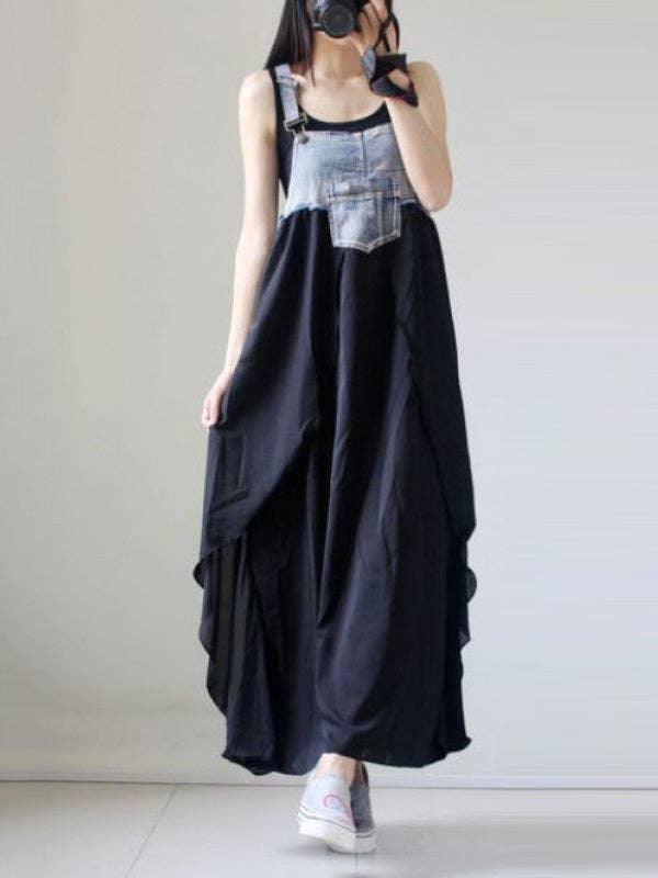 Flirty Overall Dress