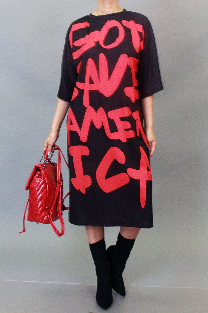 God Save America Knit Dress