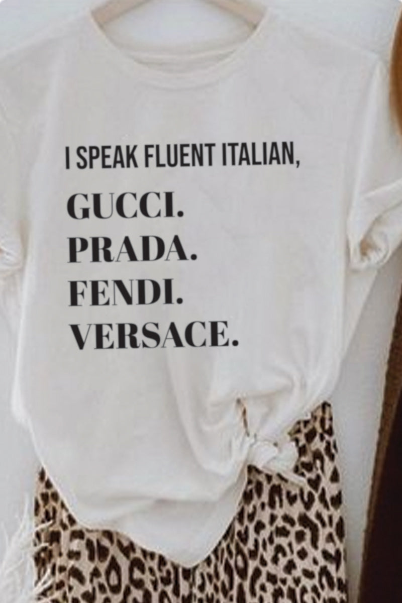 I Speak Italian T-shirt