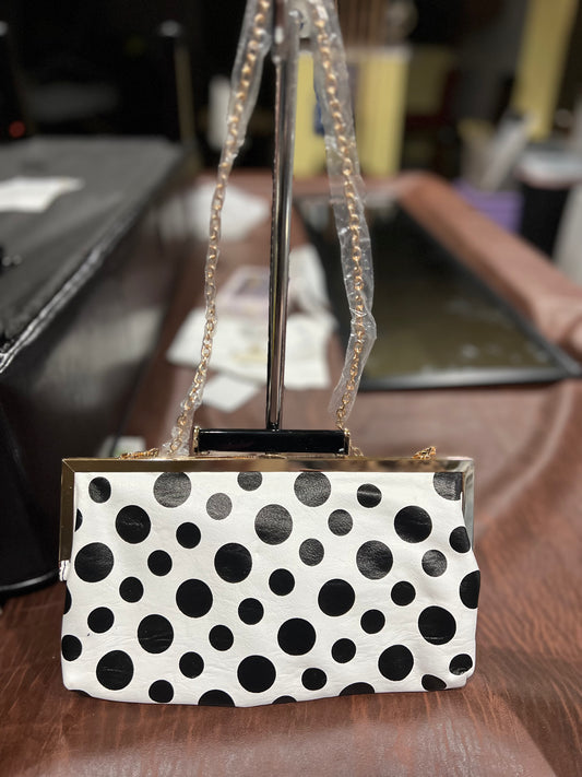 Polka Dot Shoulder Bag