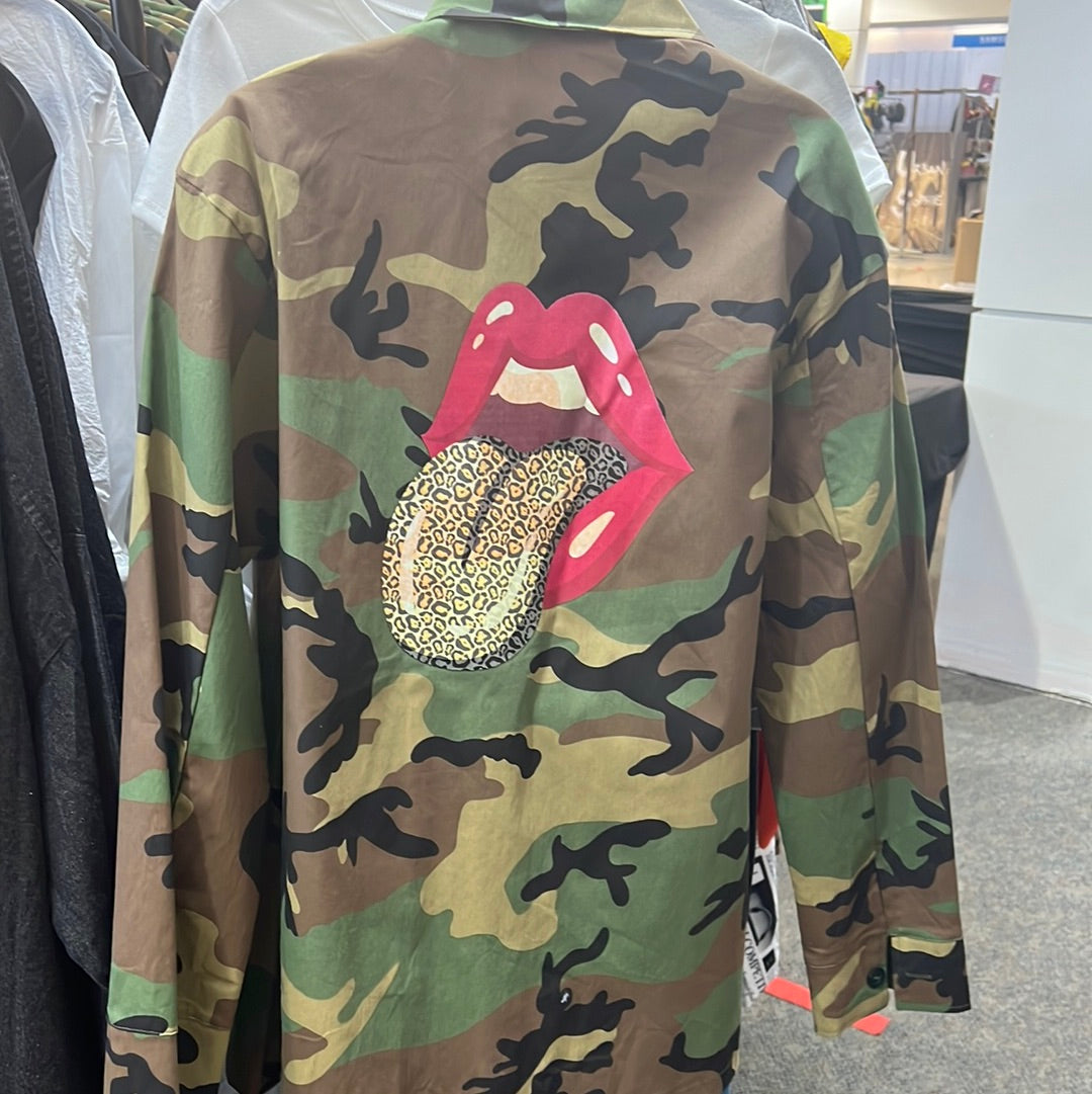 So Blessed Camo Jacket
